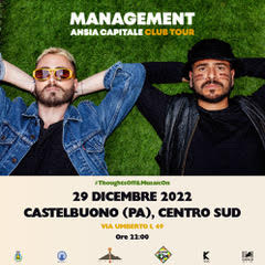 “Management” live 29 dicembre 2022 Centro Sud – Castelbuono (Palermo)